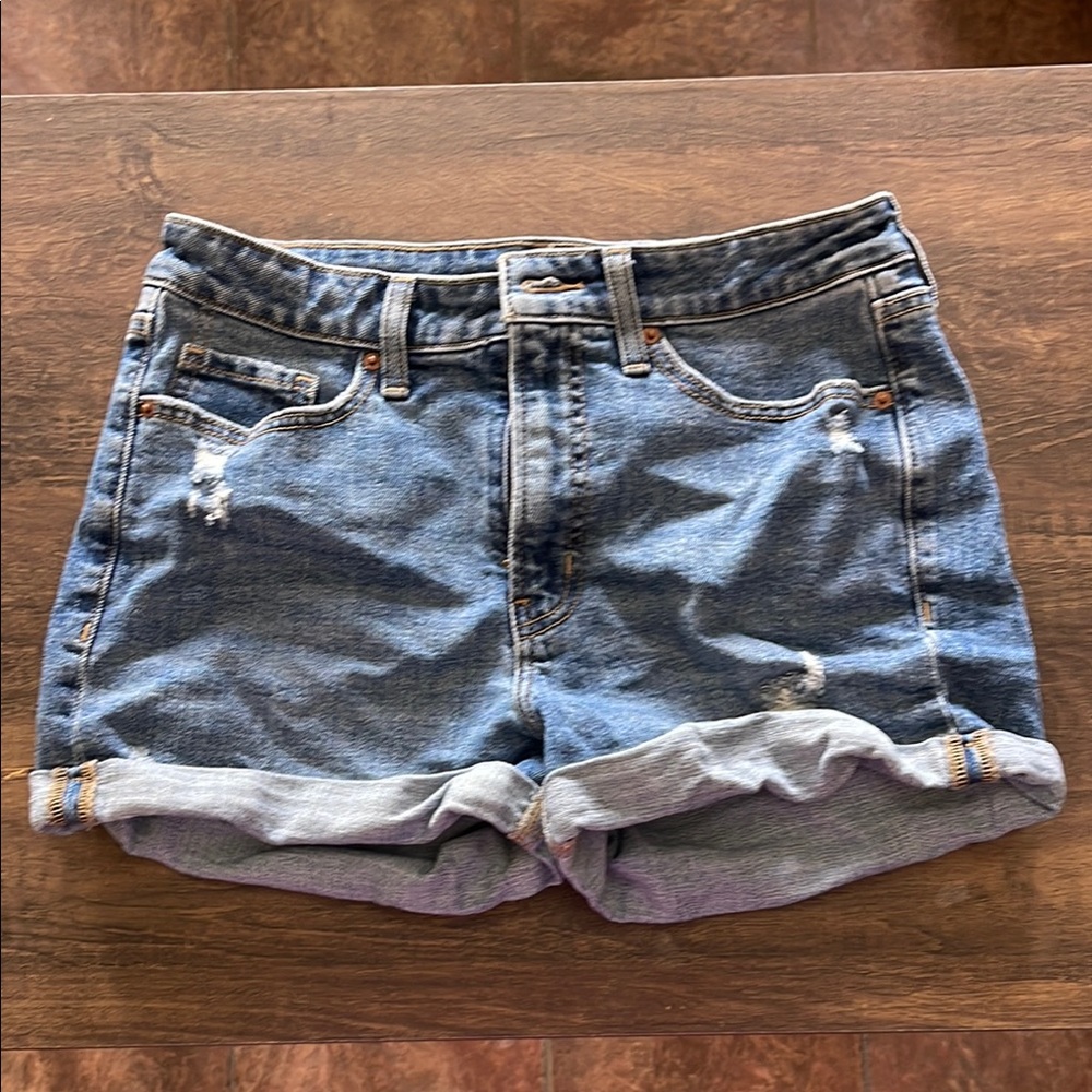 Old Navy Blue Jean Shorts with Distressed Hem